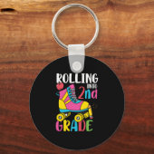 Porte-clés Enseignant de 2e année en 2e année (Recto)