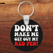 Porte-clés Enseignant drôle (Recto)