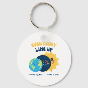 Porte-clés Enseignant Éclipse Solaire Avril 8 2024 Mignonne T