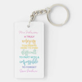 Porte-clés Enseignant extraordinaire difficile à trouver impo (Dos)