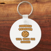 Porte-clés Enseignant Français .. Fonctionnera pour les cooki (Recto)