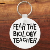 Porte-clés Enseignant Funny en biologie (Recto)