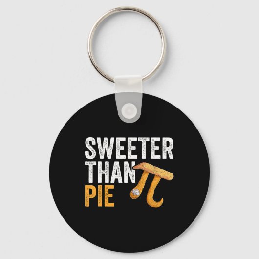 Porte-clés Enseignant Geek de mathématiques à tarte plus doux (Recto)