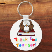 Porte-clés Enseignant Merci (Recto)