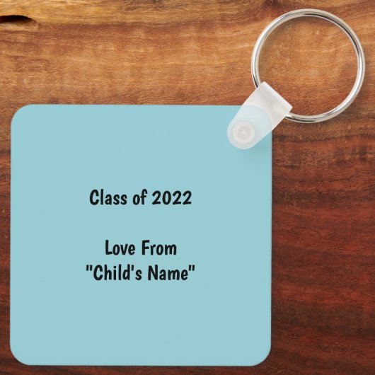 Porte-clés Enseignant Merci (Verso)