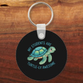 Porte-clés Enseignant Mignon Élèves (Recto)