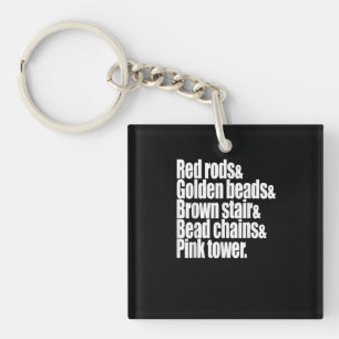 Porte-clés Enseignant Montessori