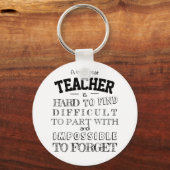 Porte-clés Enseignant porte - clé Merci Appréciation Cadeau (Recto)