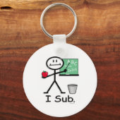 Porte-clés Enseignant remplaçant (Recto)