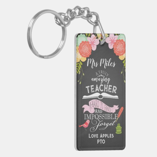 Porte-clés Enseignant Un enseignant vraiment extraordinaire e (Devant gauche)