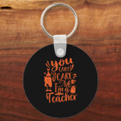 Porte-clés Enseignants Drôle Halloween Costumes Idée (Recto)