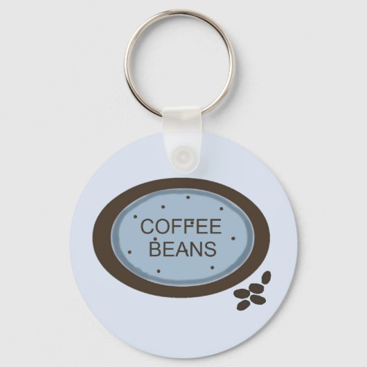Porte-clés Enseigne Grain de Café (Recto)