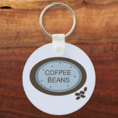 Porte-clés Enseigne Grain de Café (Recto)