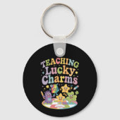 Porte-clés Enseigner des charmes chanceux Jour de la Saint Pa (Recto)