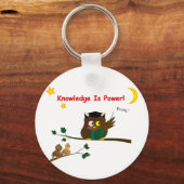Porte-clés Enseigner la chouette avisée (Recto)