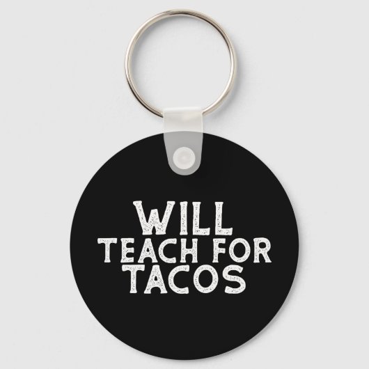 Porte-clés Enseigner pour les Tacos (Recto)