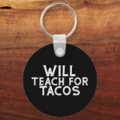 Porte-clés Enseigner pour les Tacos (Recto)