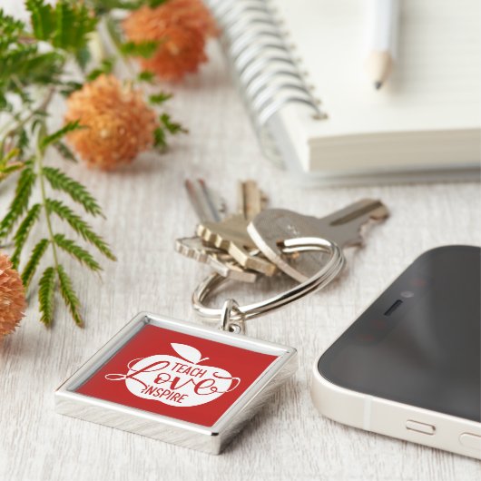 Porte-clés Enseignez l'amour inspirent (Côté)