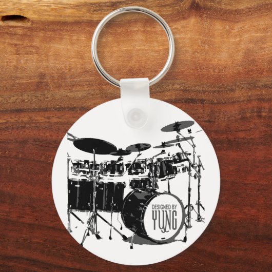 Porte-clés Ensemble à tambour (Recto)
