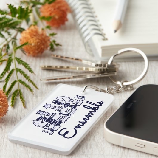 Porte-clés Ensemble Acrylic Keychain (Devant droit)