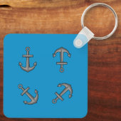 Porte-clés Ensemble d'Ancres pour bateaux à cartons (Verso)