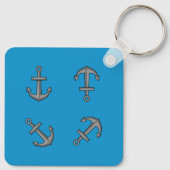 Porte-clés Ensemble d'Ancres pour bateaux à cartons (Dos)