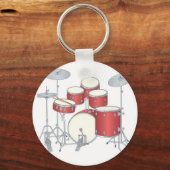 Porte-clés ensemble de tambours (Recto)
