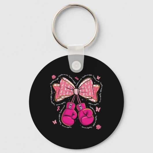 Porte-clés Ensemble Nous Combattons Nous Gagnons Gants De Box (Recto)