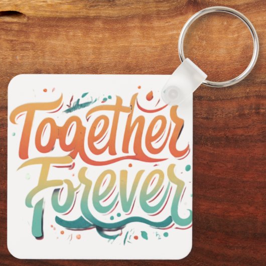 Porte-clés Ensemble pour toujours (Verso)