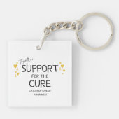 Porte-clés ensemble.support.cure.Porte - clé du cancer de l'e (Dos)