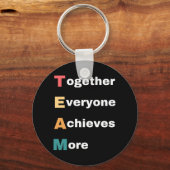 Porte-clés Ensemble, tout le monde atteint plus (Recto)