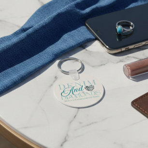 Porte-clés Enterrement de vie de jeune fille Western Denim et