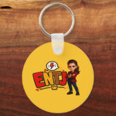 Porte-clés ENTJ — A Conquistadora Visionária (Recto)