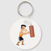 Porte-clés Entraînement en boîte avec sac de poinçonnage (Recto)