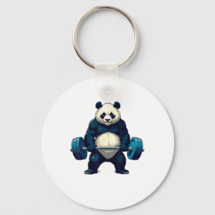 Porte-clés Entraînement Panda Deadlifter Funny Gym Tee Liftin