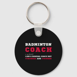 Porte-clés Entraîneur de badminton Définition de coaching spo