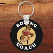 Porte-clés Entraîneur de boxe Kangourou (Recto)
