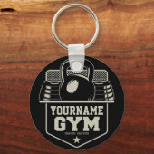 Porte-clés Entraîneur de fitness de Kettlebell (Recto)