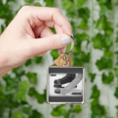 Porte-clés Entraîneur de hockey sur glace Merci (main)