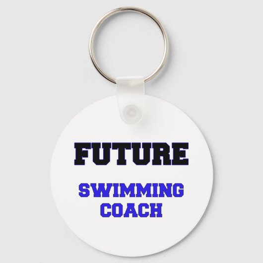 Porte-clés Entraîneur de natation (Recto)