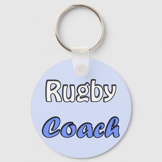 Porte-clés Entraîneur de rugby (Recto)