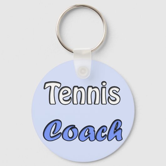 Porte-clés Entraîneur de tennis (Recto)