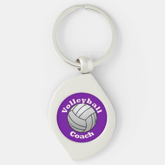 Porte-clés Entraîneur de volleyball (Devant)