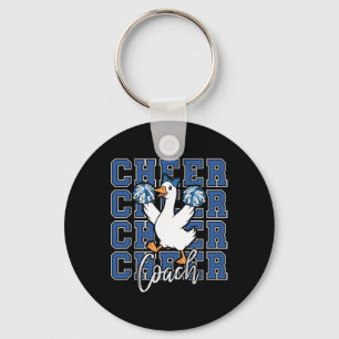 Porte-clés Entraîneur d'oie drôle bleu coquette bow sport Ch
