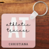 Porte-clés Entraîneur sportif personnalisé AT (Verso)