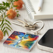 Porte-clés Entre miroir et mémoire (Devant Droit)