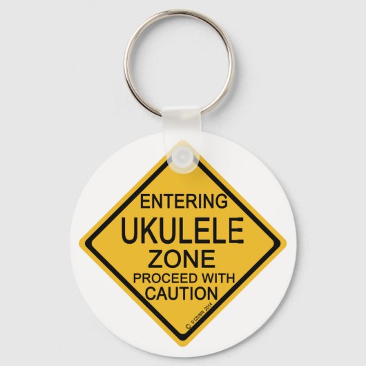 Porte-clés Entrée dans la zone Ukulele (Recto)