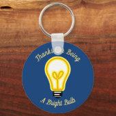 Porte-clés Entreprise d'ampoule lumineuse de reconnaissance d (Recto)