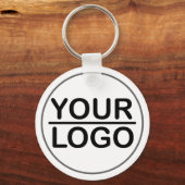 Porte-clés Entreprise de logo personnalisé (Recto)