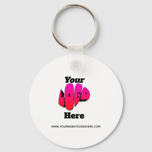 Porte-clés Entreprise Promotionnelle de Logo Minimaliste Simp